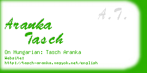 aranka tasch business card
